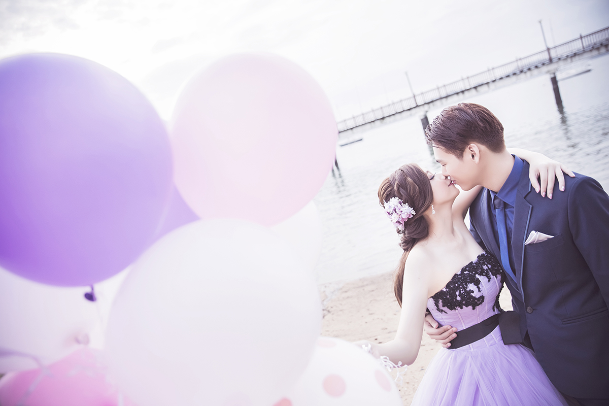 Changi Boardwalk Pre-wedding Outdoor Photography