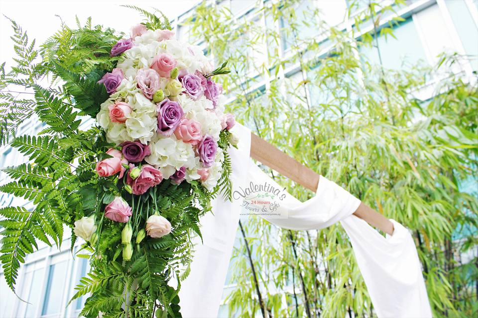 Wedding Setup at Hotel Jen - Bamboo Terrace