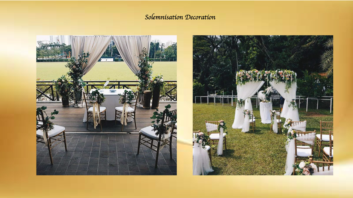 Solemnisation Decoration