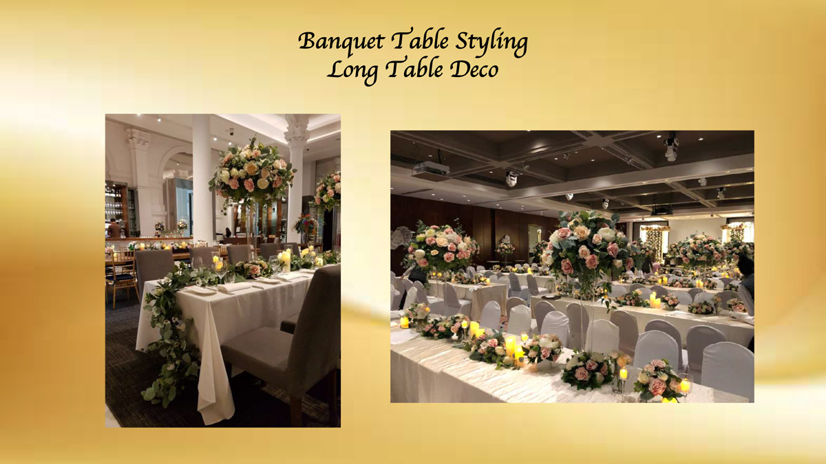 Banquet Long Table Styling