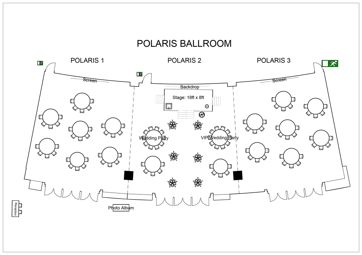Polaris Ballroom Floor Plan