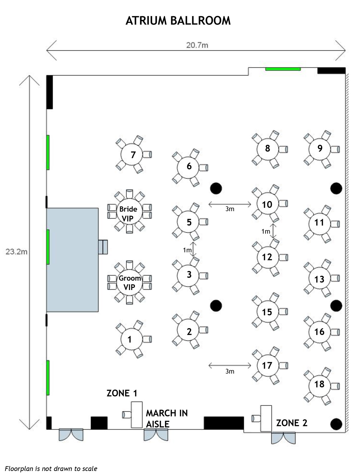 Atrium Ballroom Floor Plan