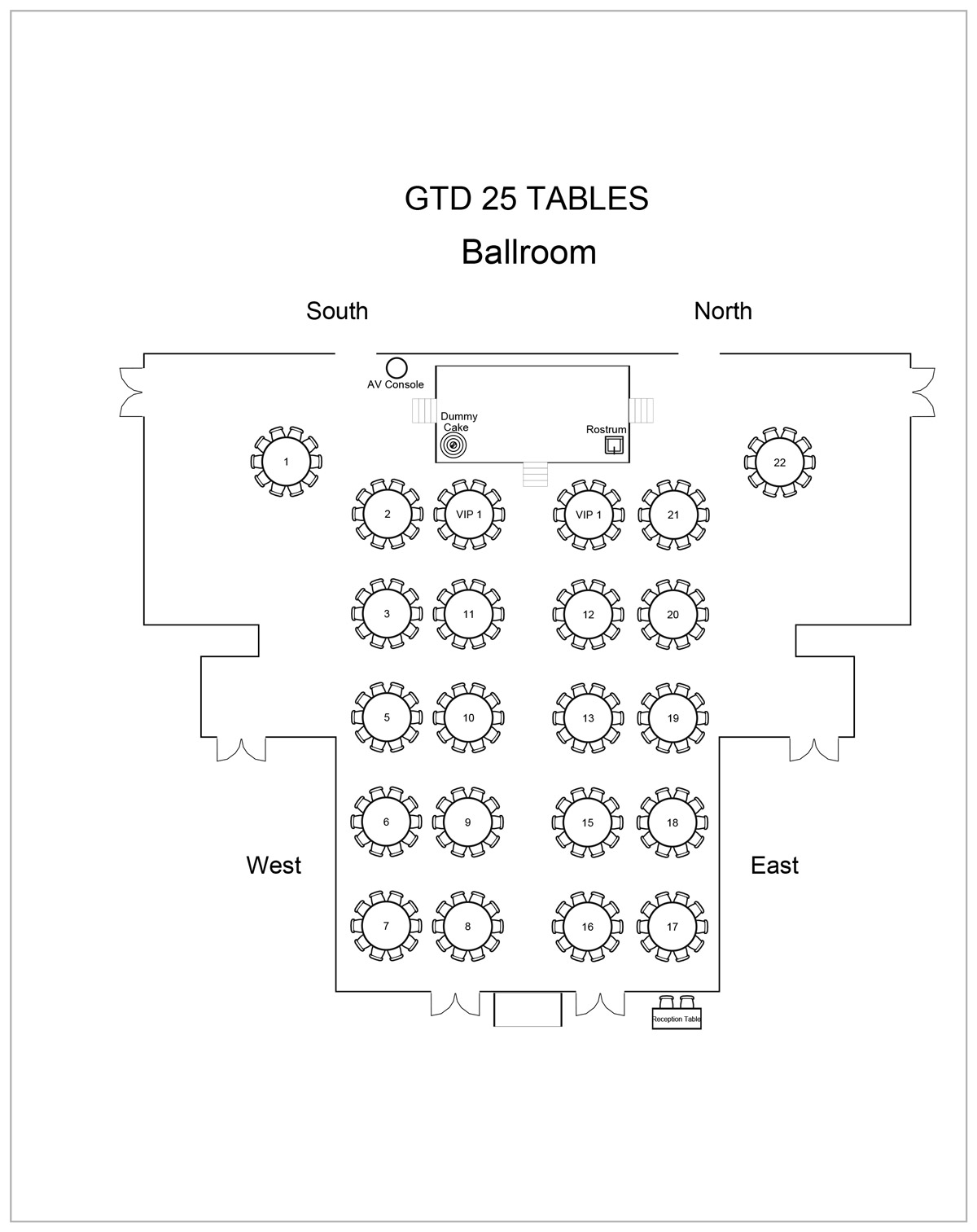 Ballroom Floor Plan 