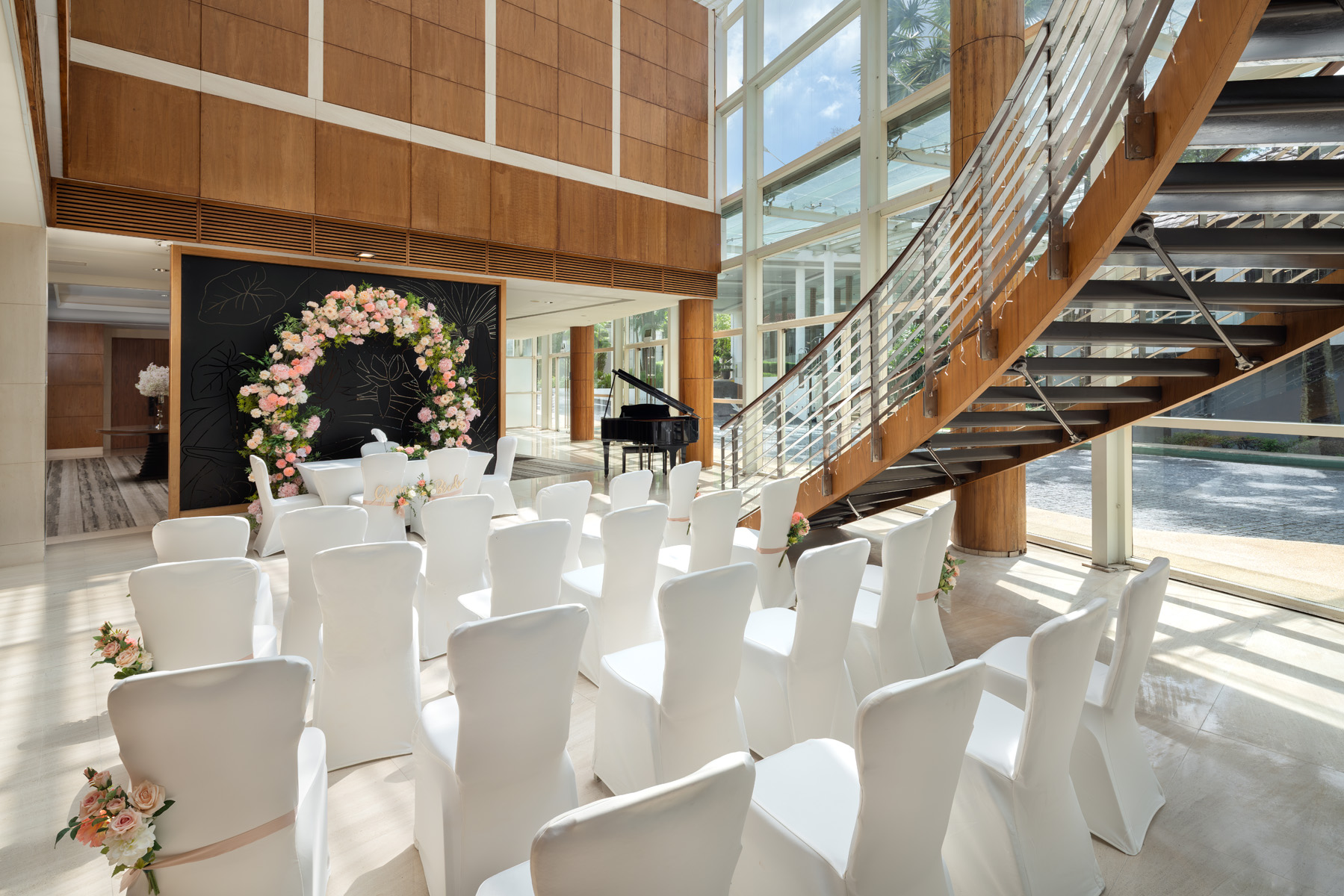 Spiral Staircase and Foyer