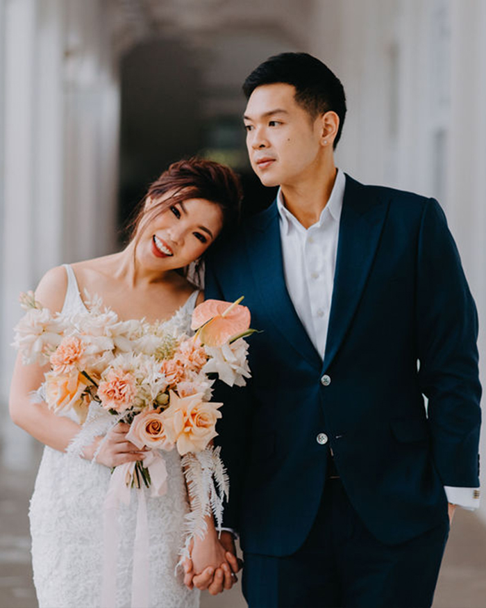 #WCbride with Talia in white Gowns | Casey & Alexis