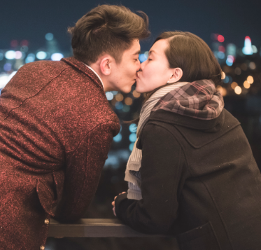 Whimsical Winter Proposal on Ice