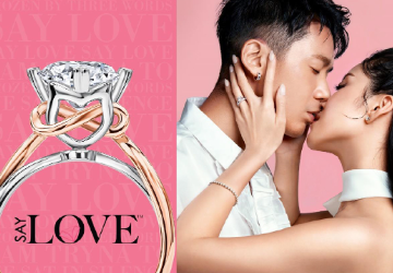 INTRODUCING THE NEW SAY LOVE™ DIAMOND, A GROUND-BREAKING PATENTED CUT EXCLUSIVELY BY LOVE & CO. 