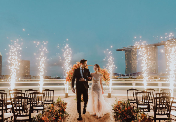 Elevate Your Wedding: Sparkulars by Techdisplay - Dazzling Indoor Fireworks for Weddings