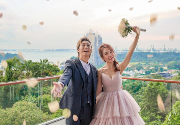 A Unique Hilltop Wedding at Mount Faber Peak