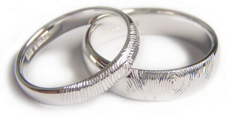 a unique design of a wedding ring