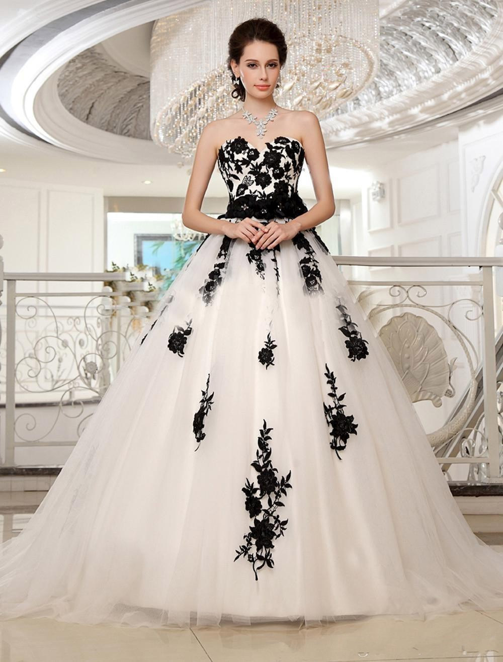 Incorporating Black Into Your Wedding Gown