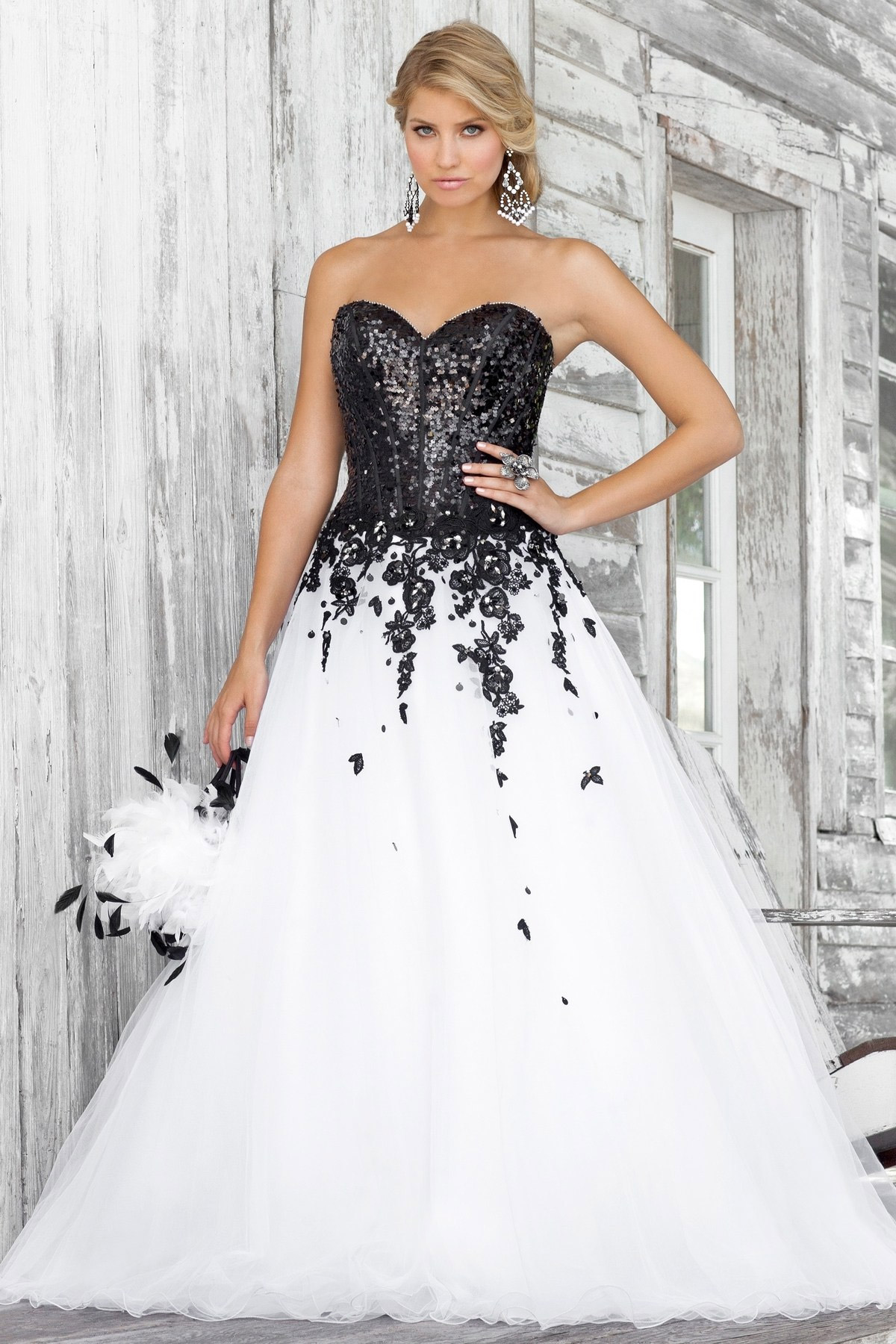 Incorporating Black Into Your Wedding Gown