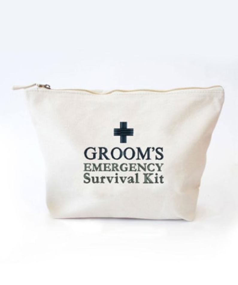 For the Grooms: Preparing Your Emergency Wedding Kit