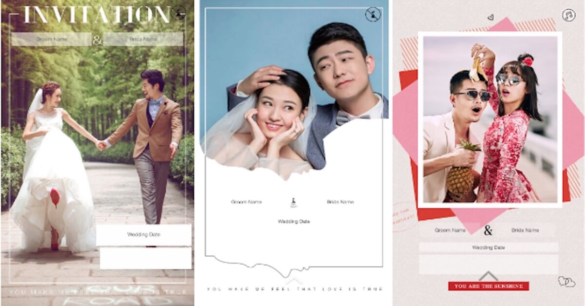 10 Online Wedding Invitation Designs For The Savvy Couple 