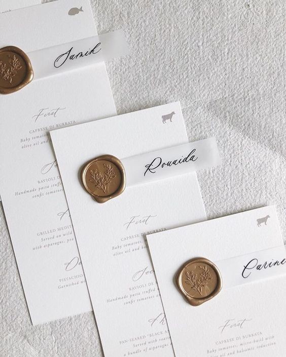 It’s In The Details: Unique Wedding Place Card Ideas