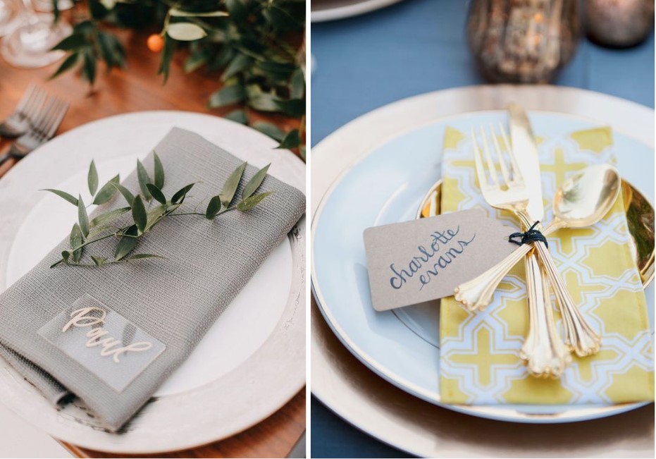 It’s In The Details: Unique Wedding Place Card Ideas