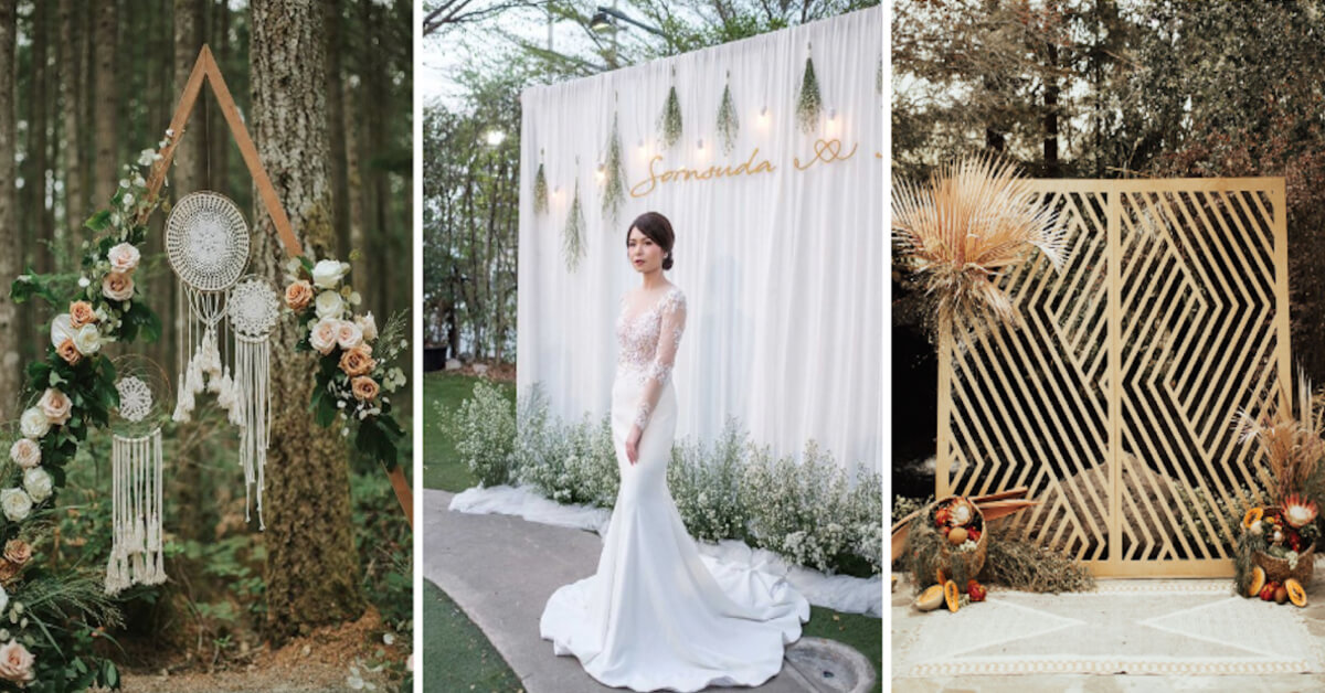 5 Gorgeous Wedding Backdrops To Diy And Frame Your Love