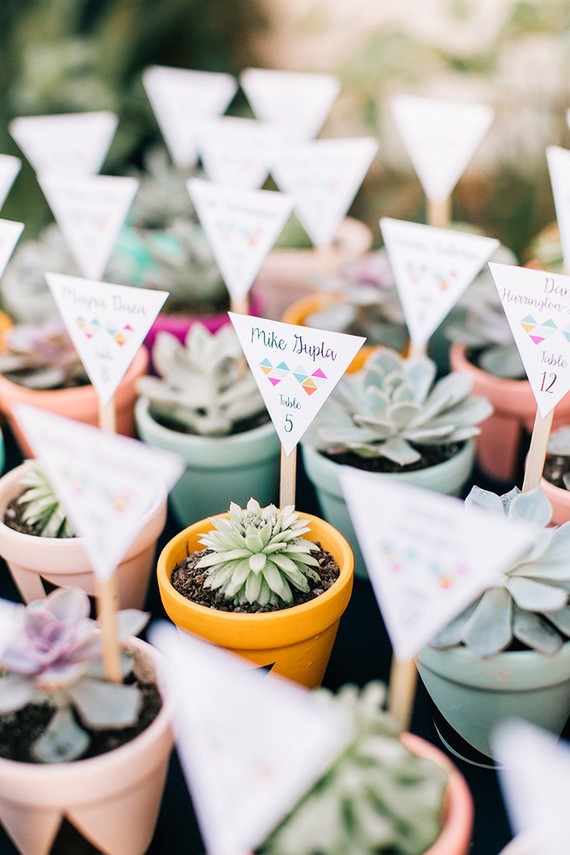 6 Interesting Ways to Add Potted Plants to Your Wedding