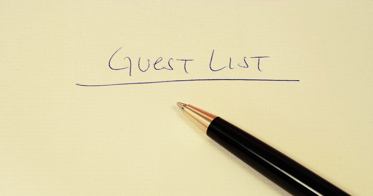 How To Decide The Guestlist For Your Wedding?