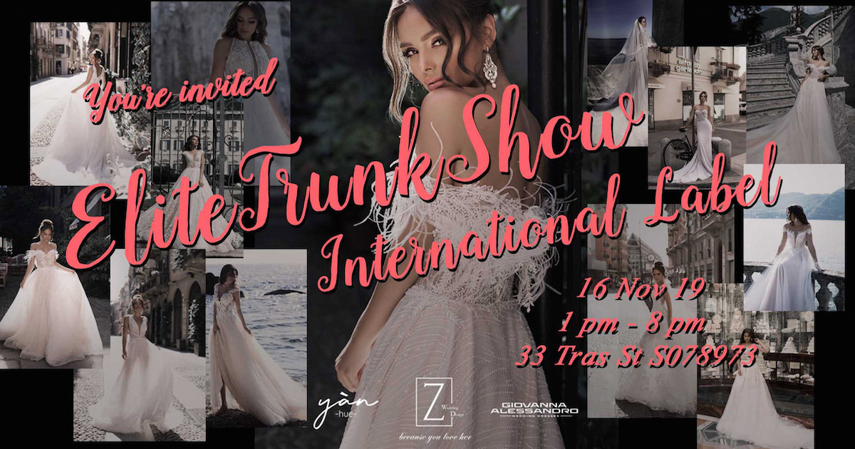 A Bride’s Must-Visit: Z Wedding’s Trunk Show Features Italian Couture, Workshops & Personal Consultations