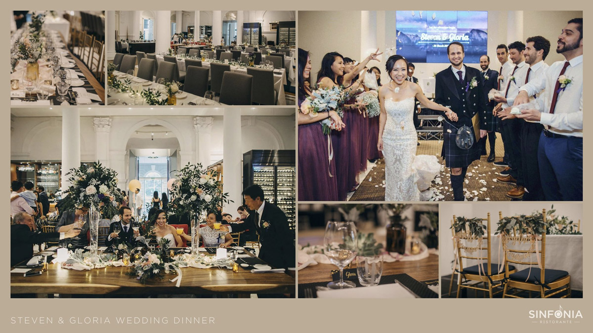 Celebrating in Victorian Style: A Classy Wedding with Sinfonia Ristorante