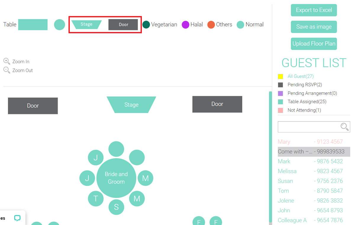 An Easy Way to Plan Your Wedding Seating Arrangement: Blissful Brides’ Online Seating Planner Tool 
