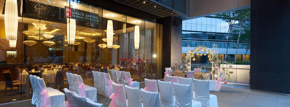 Bask in Elegant, Oriental Vibes at Peach Garden @ Metropolis with Bespoke Wedding Menus