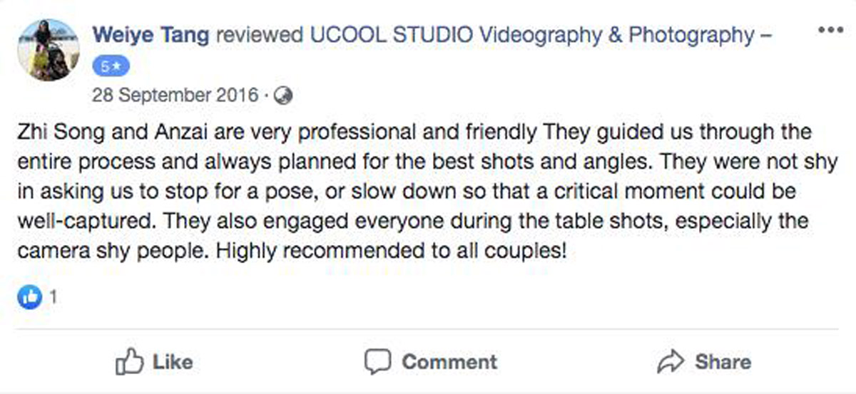 4 Reasons Why You’ll Want UCOOL STUDIO as Your AD Wedding Videographer & Photographer
