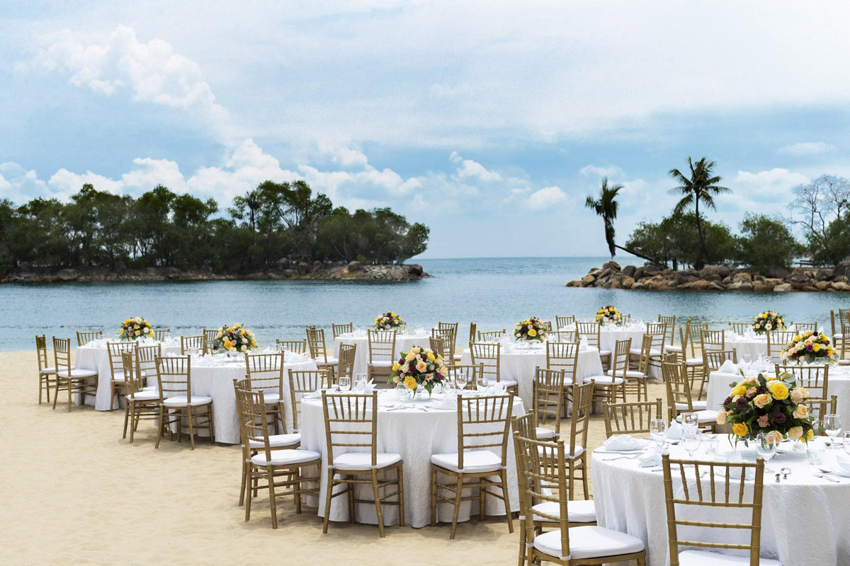 A ‘Destination’ Beach Wedding in SG: Shangri-La’s Rasa Sentosa Resort & Spa’s Idyllic Getaway!