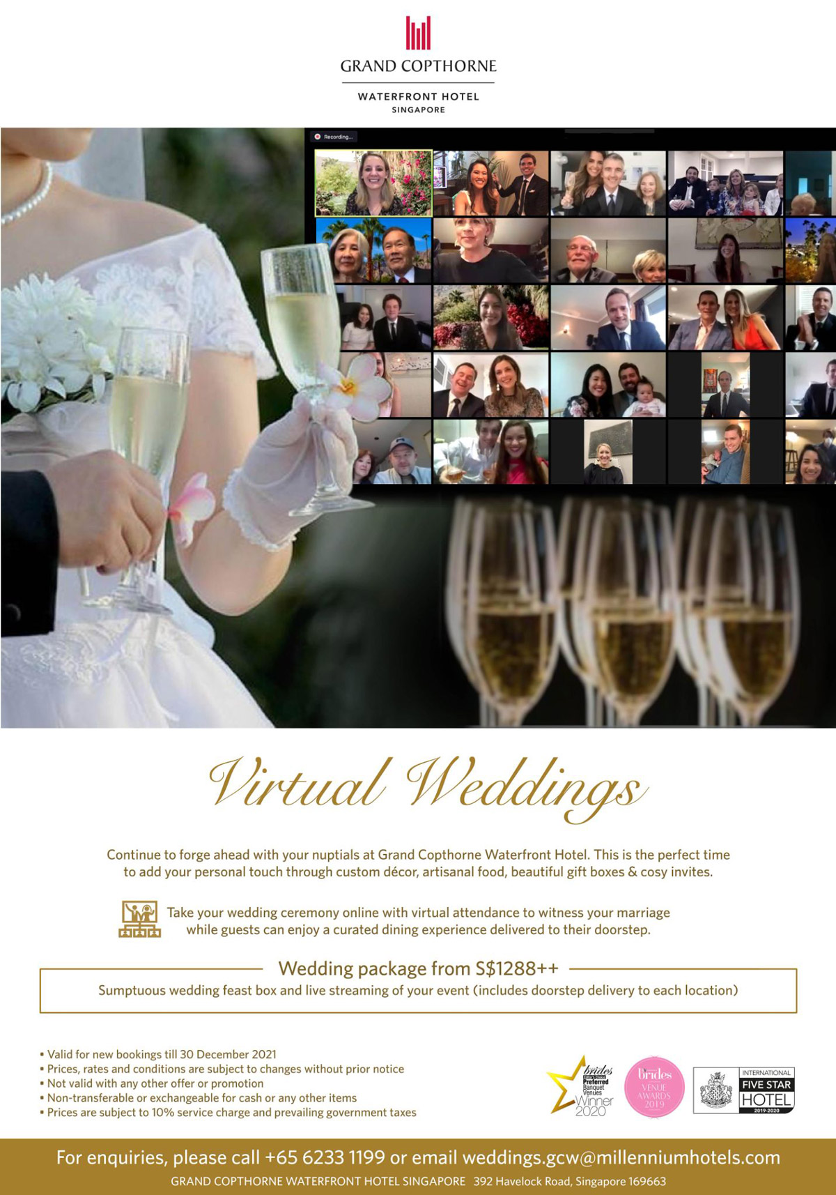 Riverside Romance: Weddings with Grand Copthorne Waterfront Hotel