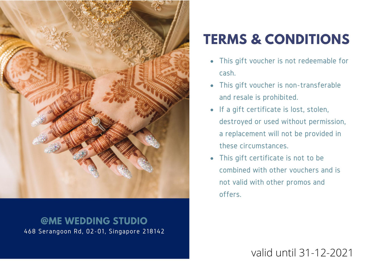 Make Your Moments Count with @ME WEDDING STUDIO