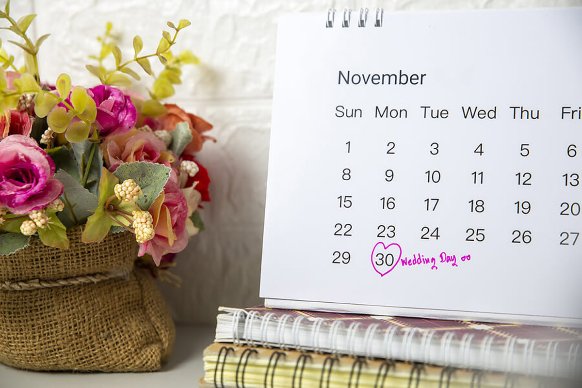 Countdown Calendar: From A Year to A Day Before Your Wedding
