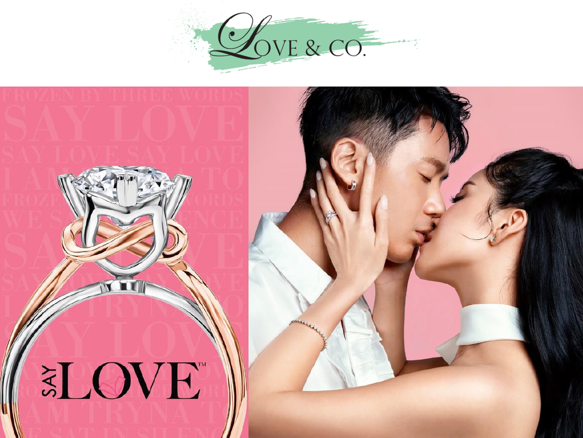 INTRODUCING THE NEW SAY LOVE™ DIAMOND, A GROUND-BREAKING PATENTED CUT EXCLUSIVELY BY LOVE & CO. 