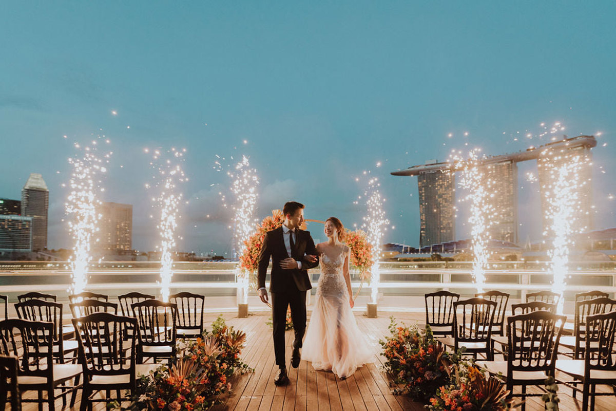Elevate Your Wedding: Sparkulars byTechdisplay - Dazzling Indoor Fireworks for Weddings