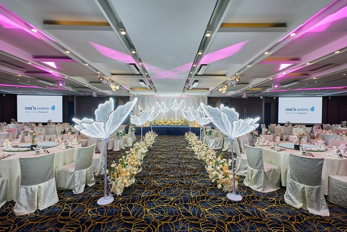 Marina Views and Wedding Vows: Inside ONE°15 Marina Sentosa Cove’s Constellation Ballroom