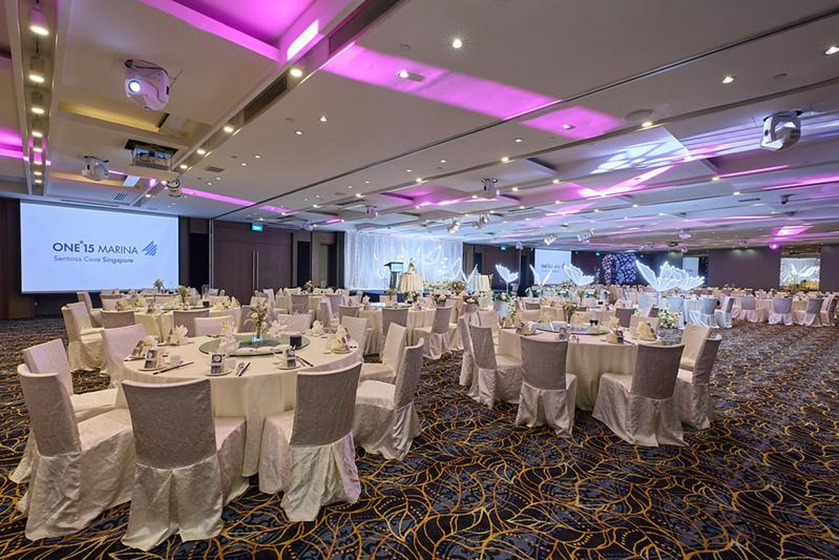 Marina Views and Wedding Vows: Inside ONE°15 Marina Sentosa Cove’s Constellation Ballroom