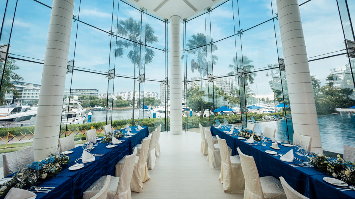 Weddings with a View: Intimate Weddings at the Iconic Building, ONE°15 Marina Sentosa Cove