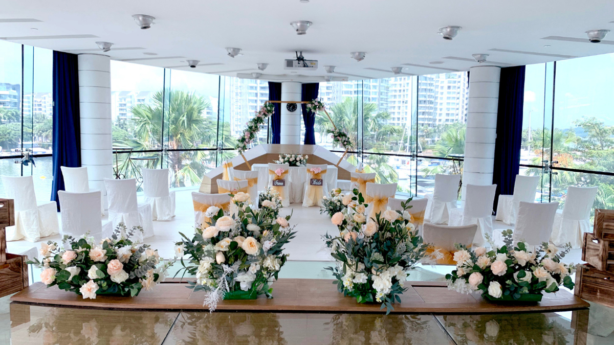 Weddings with a View: Intimate Weddings at the Iconic Building, ONE°15 Marina Sentosa Cove