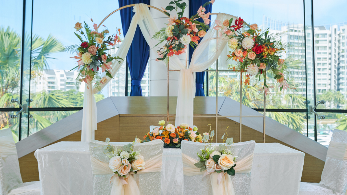 Weddings with a View: Intimate Weddings at the Iconic Building, ONE°15 Marina Sentosa Cove