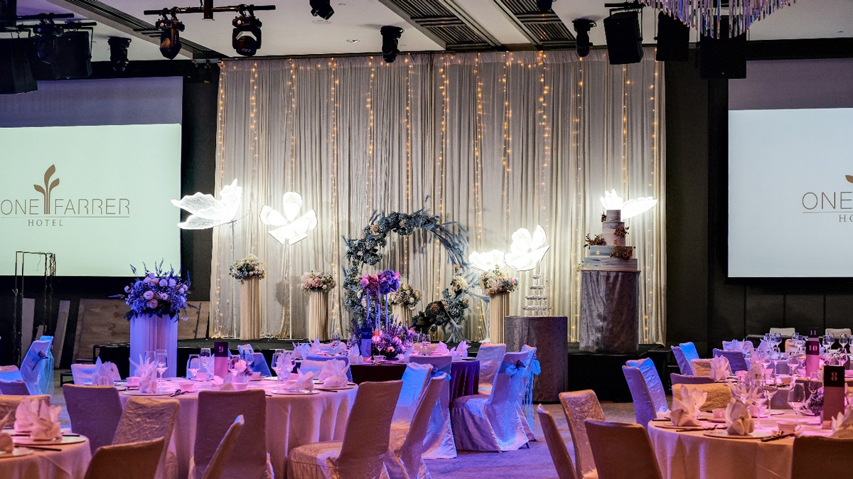 Your Wedding at One Farrer Hotel: Contemporary Elegance Meets Perfection
