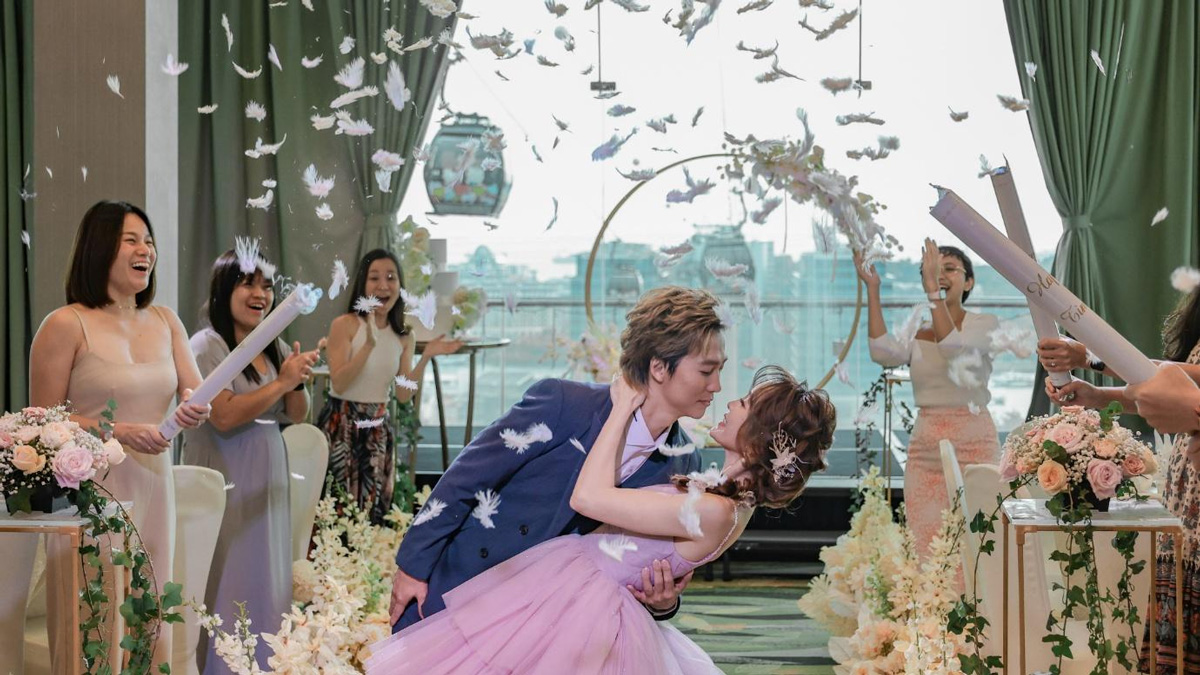 A Unique Hilltop Wedding at Mount Faber Peak