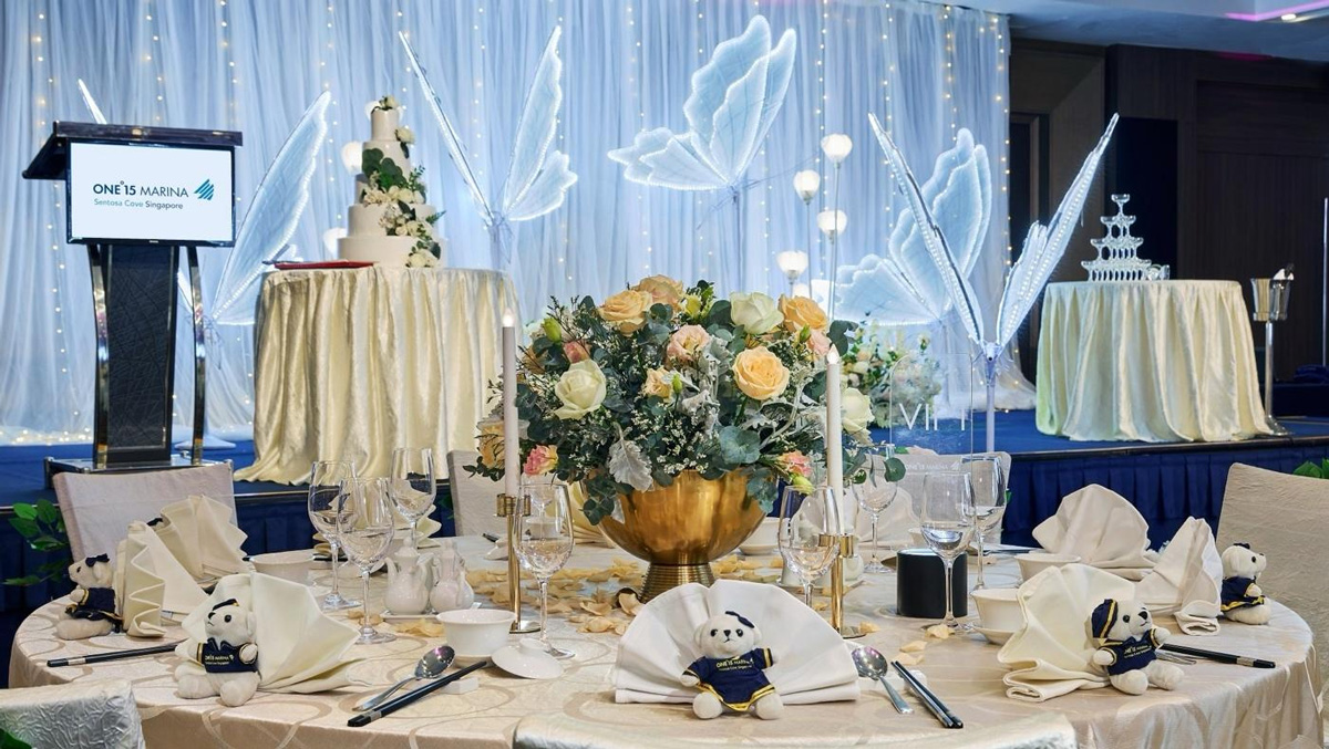 Waterfront Weddings for Every Tradition: Visit the Anchored in Love showcase at ONE°15 Marina Sentosa Cove on 11 July