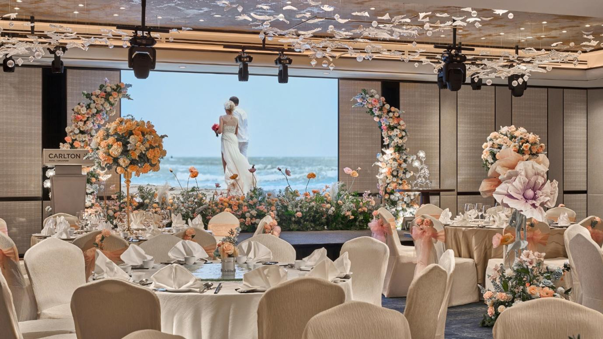 Immersive Weddings, Reimagined:  Inside Carlton Hotel Singapore’s Refreshed Empress Ballrooms