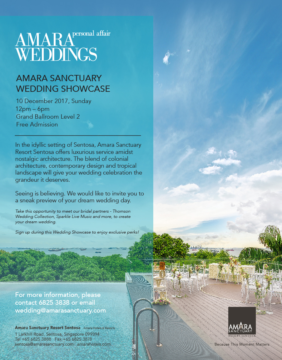 Amara Sanctuary Wedding Showcase | Wedding events 2017