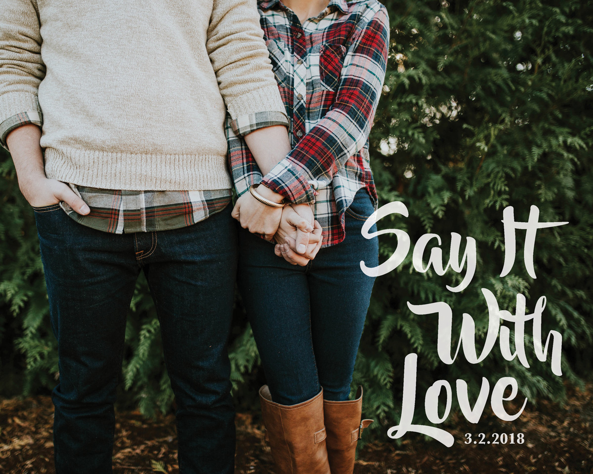 Say It With Love | Wedding event in Singapore