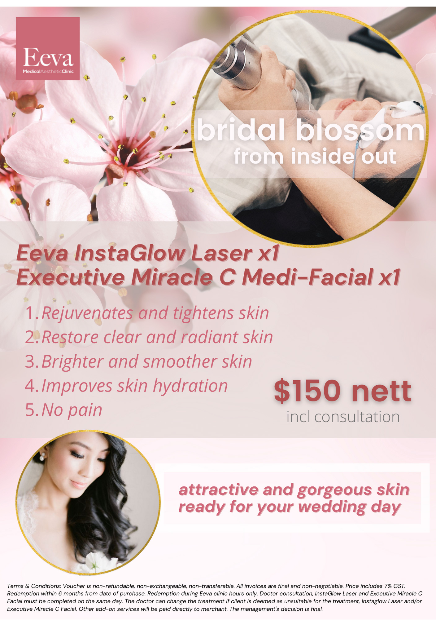 Bridal Blossom from inside out | Eeva Medical Aesthetic Clinic