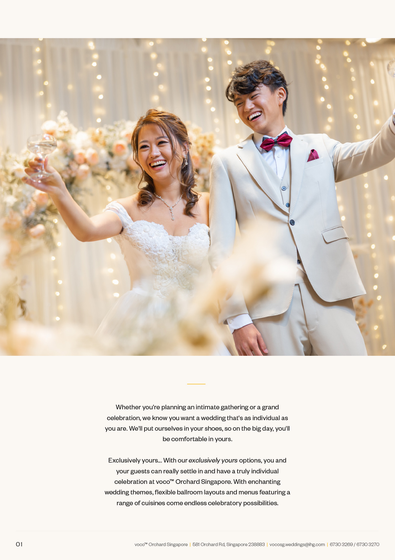 voco Wedding Brochure 2023
