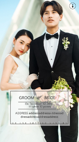 Clean Minimalism | 2023 Trendy Wedding Invitation Design In Singapore