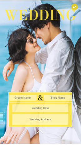 Bright and Bold | 2023 Trendy Wedding Invitation Design In Singapore