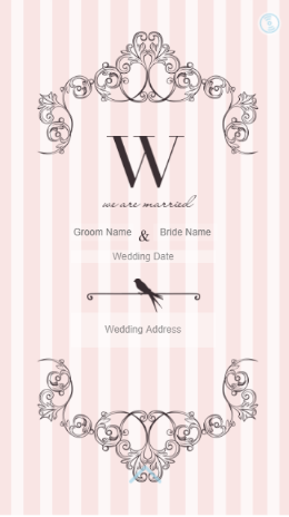Sweet Victorian | 2022 Trendy Wedding Invitation Design In Singapore